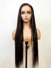 Brooklyn Hair 6x6 Ready to Wear Pre-All Parting Max Tiny Knots Glueless Wig Swiss HD Lace Raw Hair Silky Straight 180% Density 30" / Natural Black / Swiss HD Lace
